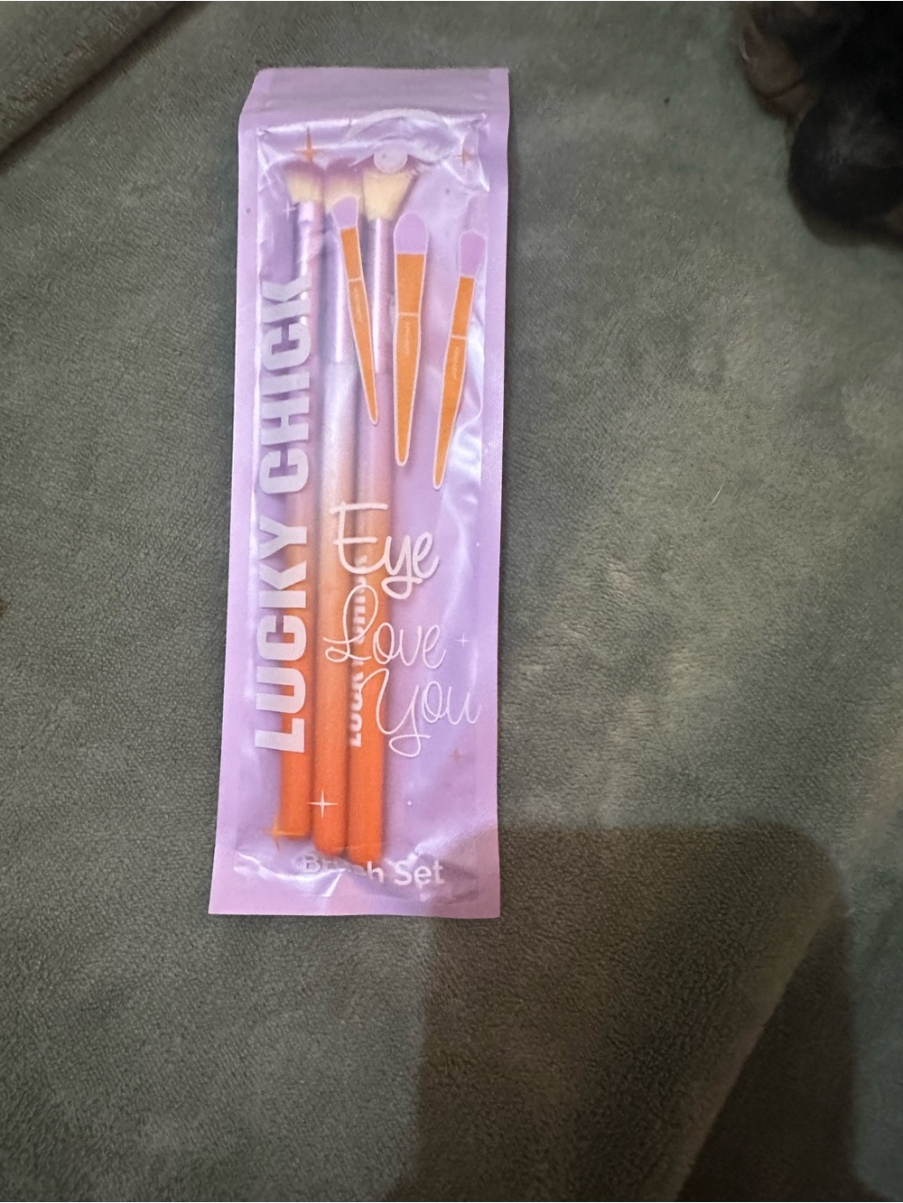 Orange Eye Brush Set - 3 Piece